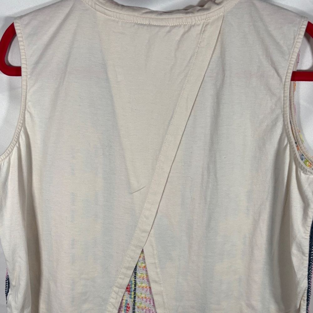 Dolan Multicolor Patterned Sleeveless Top Sz L - image 6